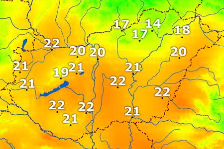 Hőmérséklet térkép
