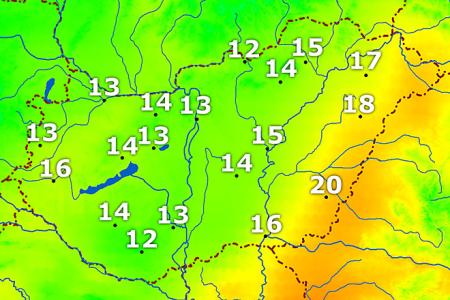Hőmérséklet térkép