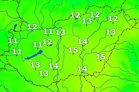 Hőmérséklet térkép