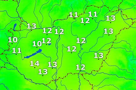 Hőmérséklet térkép