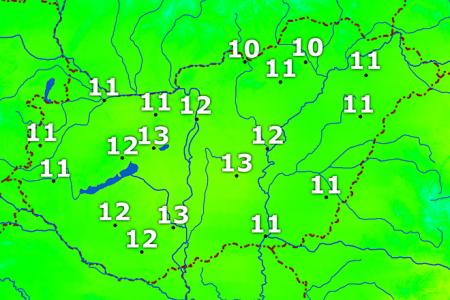 Hőmérséklet térkép