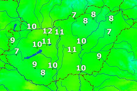 Hőmérséklet térkép