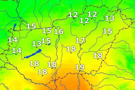 Hőmérséklet térkép