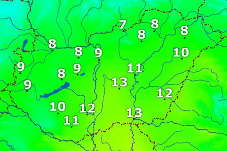 Hőmérséklet térkép
