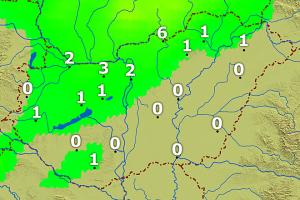 Csapadéktérkép Csapadéktérkép
