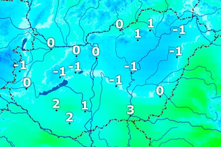 Hőmérséklet térkép Hőmérséklet térkép