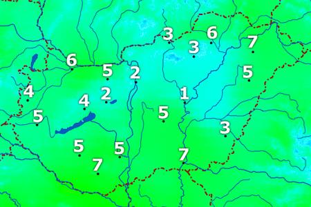 Hőmérséklet térkép
