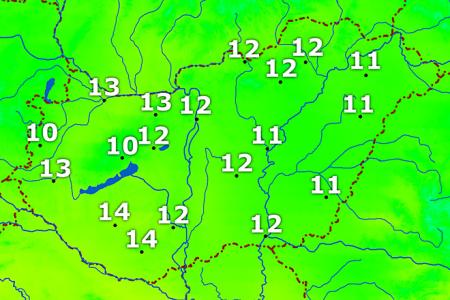 Hőmérséklet térkép