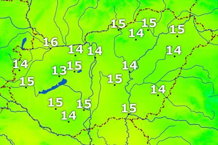 Hőmérséklet térkép