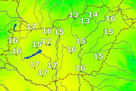 Hőmérséklet térkép
