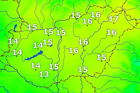 Hőmérséklet térkép