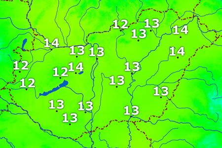 Hőmérséklet térkép