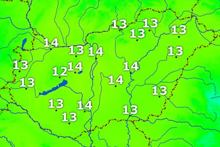 Hőmérséklet térkép