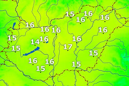 Hőmérséklet térkép