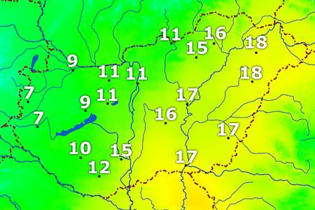 Hőmérséklet térkép