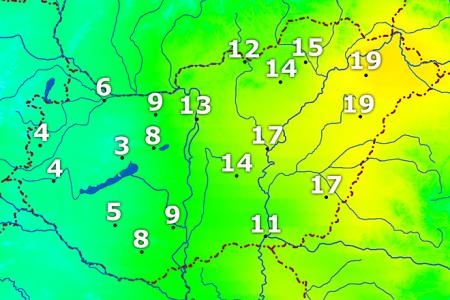 Hőmérséklet térkép