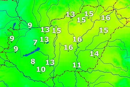 Hőmérséklet térkép