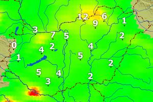 Csapadéktérkép Csapadéktérkép