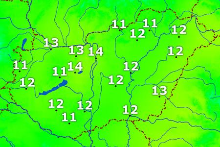 Hőmérséklet térkép