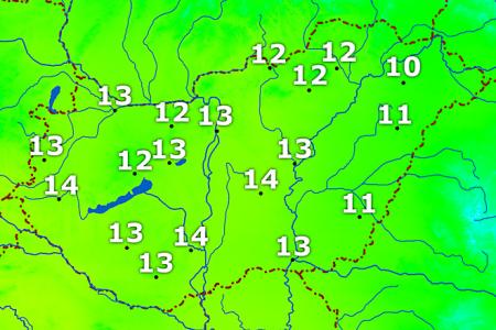 Hőmérséklet térkép