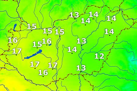 Hőmérséklet térkép