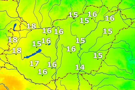 Hőmérséklet térkép