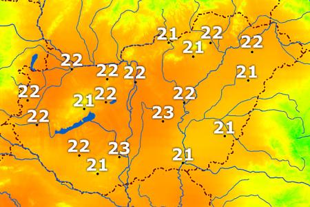 Hőmérséklet térkép
