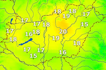 Hőmérséklet térkép