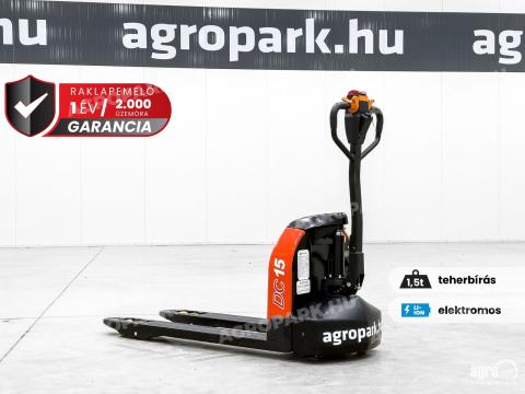 Heli - ÚJ 1,5 tonnás Li-ion elektromos gyalogkíséretű raklapemelő - CBD15J-LI3